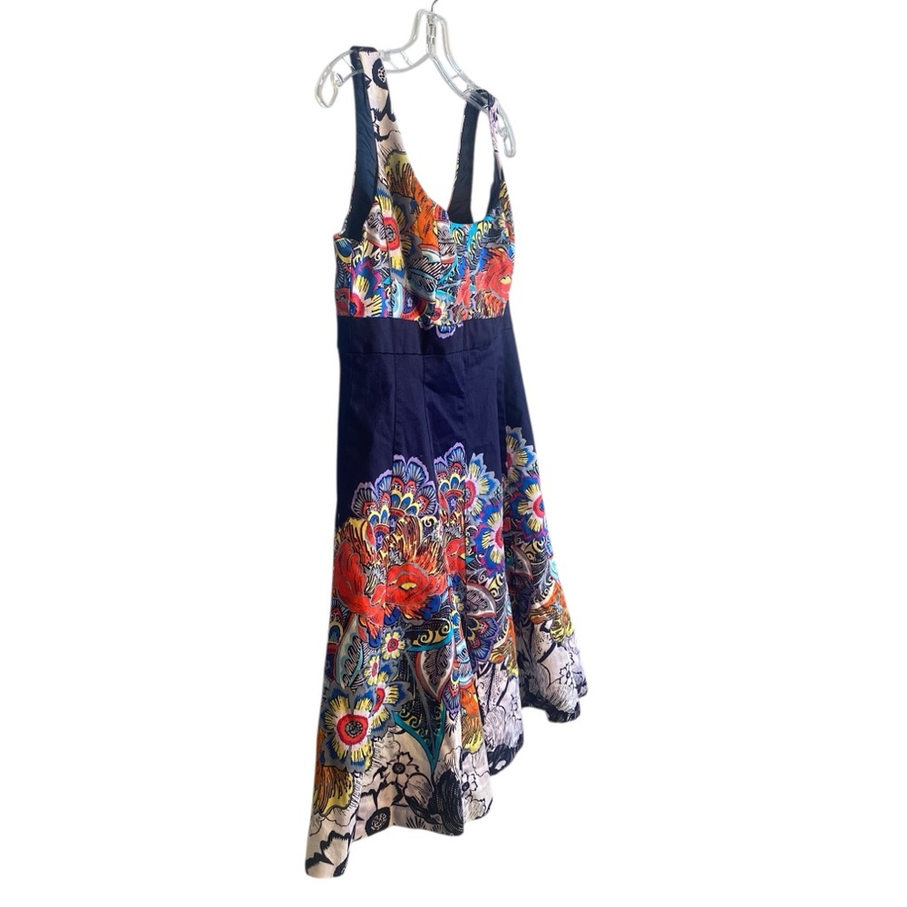 Nine West Flared Colorful Dress Size 10 - Picture 2 of 5